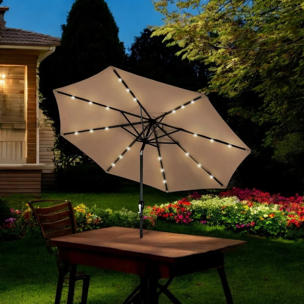 Suncobran sa led osvetljenjem brown Bolzz