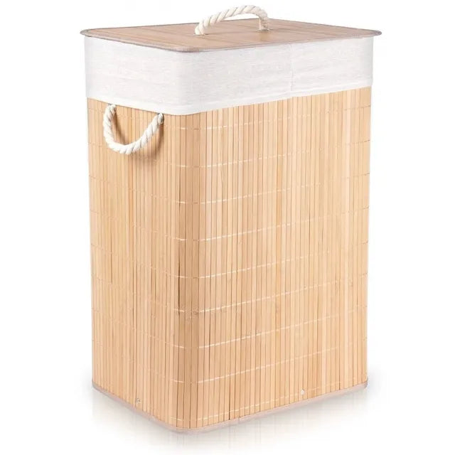 Vilde 569693 - Korpa za  ves 70L , bambus