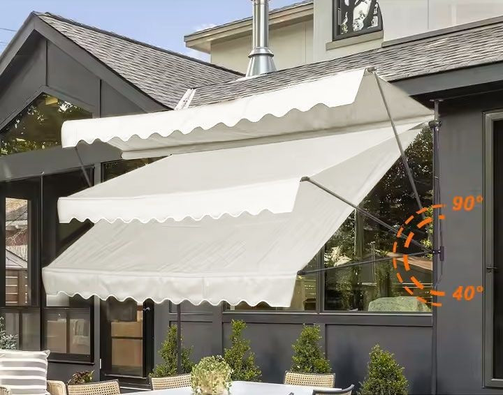 Tenda za terasu i balkon sa podešavanjem visine 3x1.2m Beige Multigarden