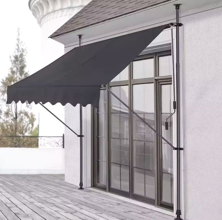 Tenda za terasu i balkon sa podešavanjem visine 3x1.2m Gray Multigarden