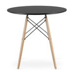 TORINO OKRUGLI STO 80 cm BLACK