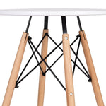 TORINO OKRUGLI STO 80 cm WHITE
