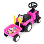 TRAKTOR SA PRIKOLICOM PINK ECOTOYS