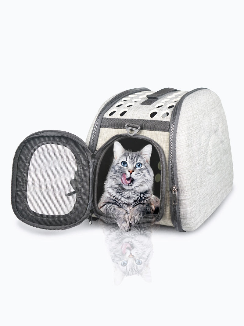 TRANSPORTNA TORBA ZA KUCNE LJUBIMCE LUX DARK GRAY