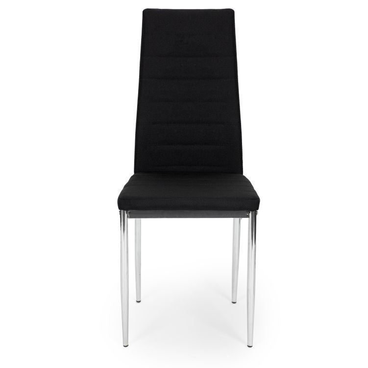 Trepezarijske stolice set 4 kom Tami eko koža Black