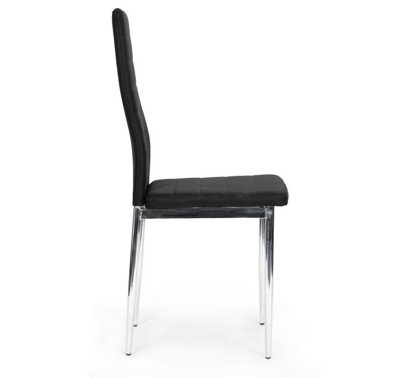 Trepezarijske stolice set 4 kom Tami eko koža Black