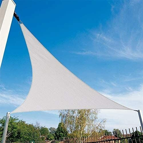 Trostrano suncobran jedro 3×3×3 m, vodootporno, bež - MultiGarden