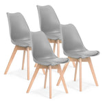 Trpezarijske stolice set 4 kom Filipo light grey 2