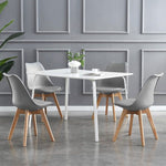 Trpezarijske stolice set 4 kom Filipo light grey 2