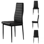 Trpezarijske stolice set 4 kom Tami full black
