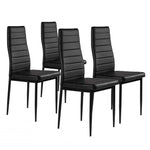 Trpezarijske stolice set 4 kom Tami full black