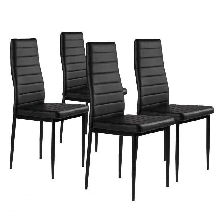 Trpezarijske stolice set 4 kom Tami full black