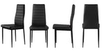 Trpezarijske stolice set 4 kom Tami full black