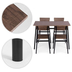 Trpezarijski Set Sto + 4 stolice MALMO ModernHome