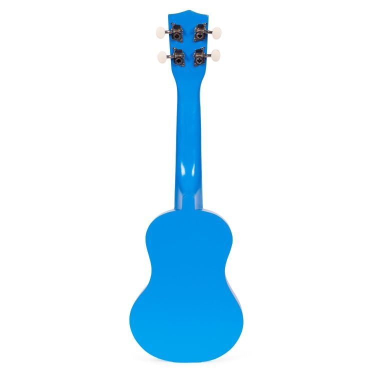 Ukulele drvena gitara za decu sa 4 najlonske žice i trzalicom plava – ECOTOYS