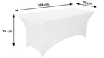 Univerzalna navlaka za sto 180 cm bela