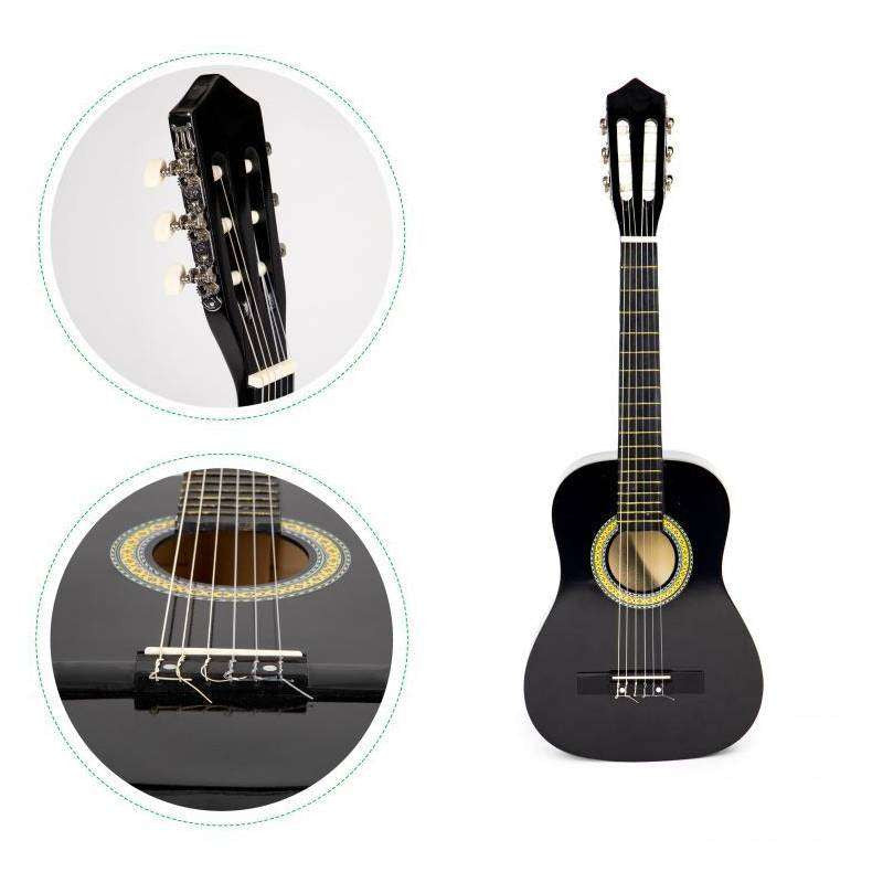 VELIKA DRVENA GITARA ZA DECU CRNA