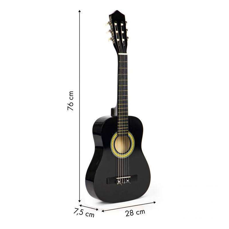 VELIKA DRVENA GITARA ZA DECU CRNA
