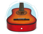Velika klasična drvena gitara za decu sa 6 žica – ECOTOYS