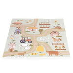 Velika podloga za igru EVA FOAM Farma 02 90.5x90.5 cm 21 deo ECOTOYS