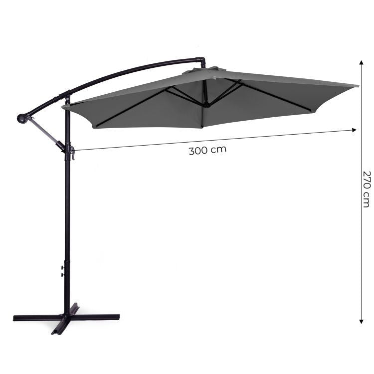 Veliki 3M suncobran GREY