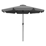 Veliki 3m suncobran sa nagibom Dark grey