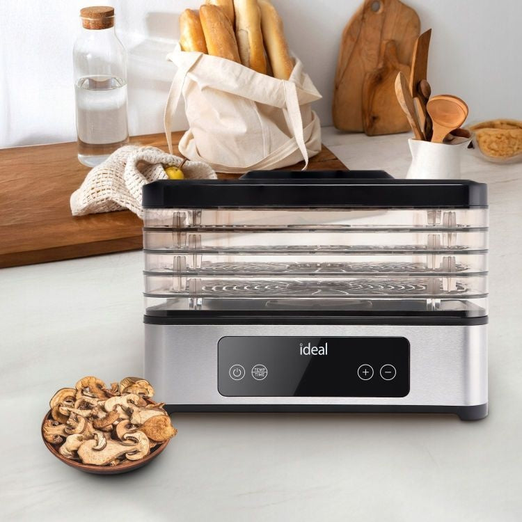 Veliki dehidrator hrane za voće i povrće sa konvekcijom, 400 W, tajmer, IDEAL INOX