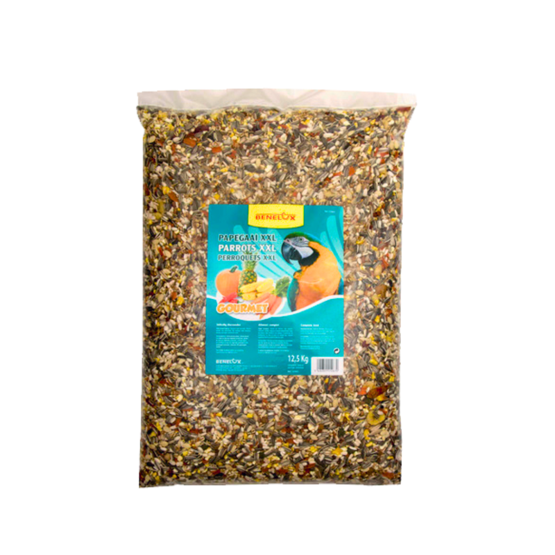 BENELUX Hrana za velike papagaje sa voćem, ljutom paprikom i brazilskim orahom 12.5kg