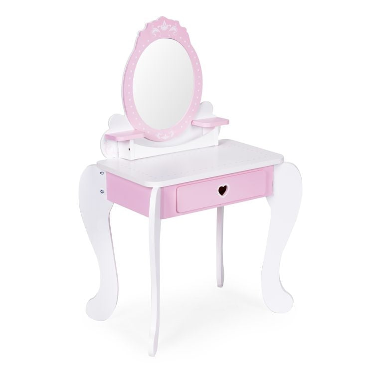 Veliki sto za šminkanje za decu Pink