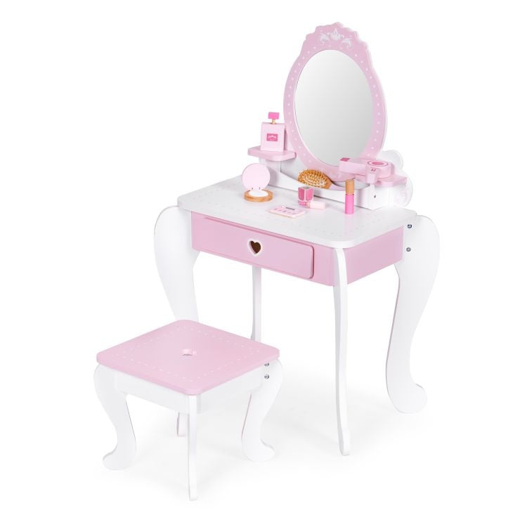 Veliki sto za šminkanje za decu Pink