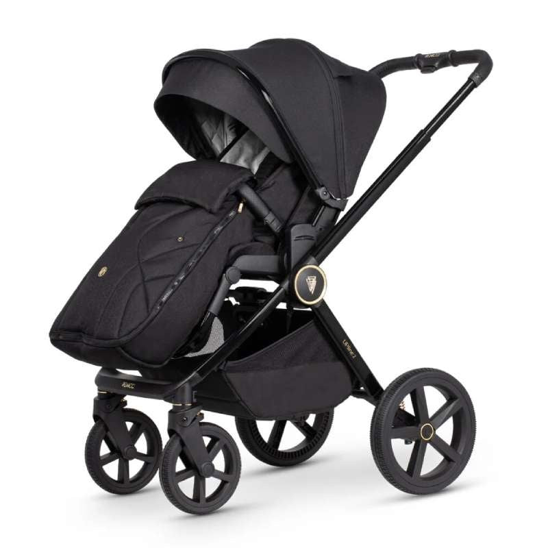 VENICCI Kolica za bebe 3u1 UPLINE all black