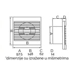VENTILATOR WIND FI 100 BITON