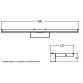 Vesta 238 Zidna Lampa 8W 4000K Crna