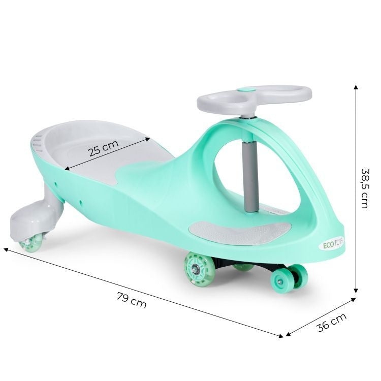 WIGGLE GURALICA ZA DECU LED TOČKOVI GREEN ECOTOYS